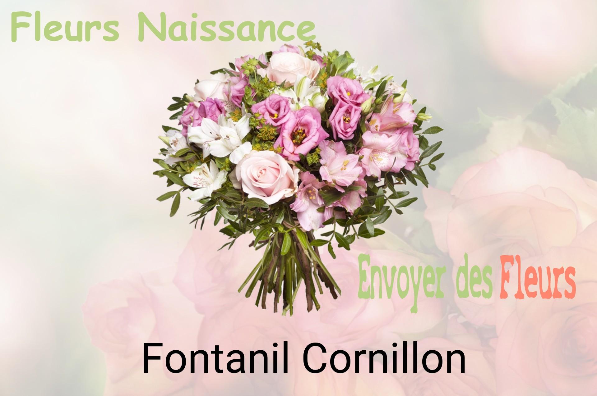 Bouquet de fleurs de naissance livré à Fontanil-Cornillon